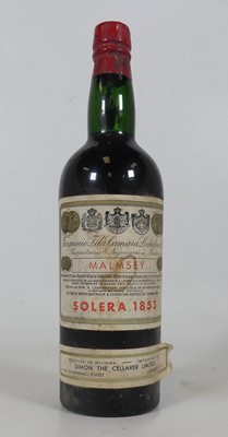 Lot 1305 - Lomelino Malmsey Solera, 1853, one bottle