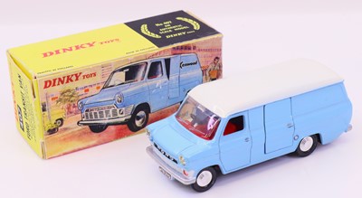 Lot 1120 - Dinky Toys No.407 Ford Transit Van in blue...