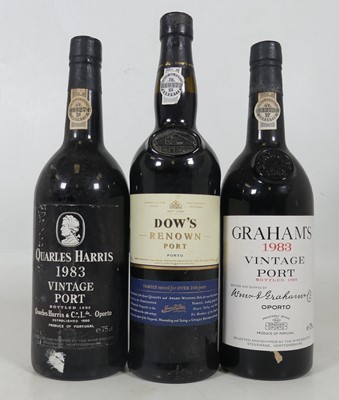 Lot 1286 - Quarles Harris Vintage Port, 1983, one bottle;...