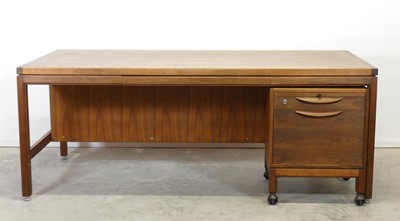 Lot 406 - Jens Risom (Danish, 1916-2016) - a teak office...