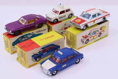Lot 1213 - Dinky Toys group of 4 playworn diecasts to...