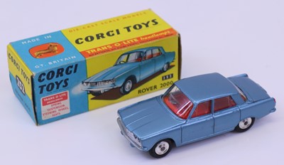 Lot 1238 - Corgi Toys No. 252 Rover 2000 comprising of a...