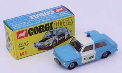 Lot 1235 - Corgi Toys, 506 Sunbeam Imp "Police" Car -...