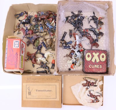 Lot 1654 - 2 boxes containing a collection of lead...