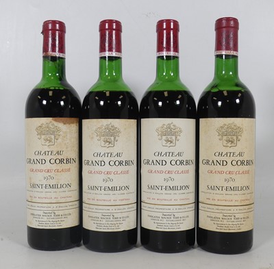 Lot 1113 - Chateau Grand Corbin, 1970, Saint-Emilion...