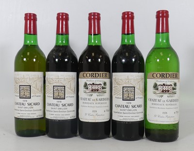 Lot 1005 - Chateau la Becade, 1979, Haut Medoc, four...