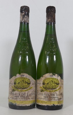 Lot 1144 - Domaine des Saulaies Coteaux du Layon, 1989,...