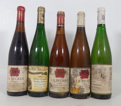 Lot 1213 - J.B. Becker Wallufer Walkenburg Reisling...