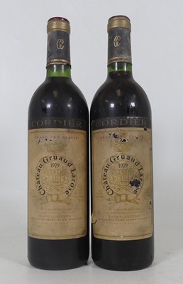 Lot 1114 - Chateau Gruaud Larose, 1979, Saint-Julien, two...