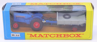Lot 1315 - Matchbox Kingsize No.11 Fordson Tractor and...