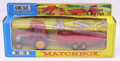 Lot 1316 - Matchbox Kingsize No.3 Massey Ferguson Tractor...