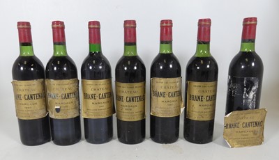 Lot 1092 - Chateau Brane-Cantenac, 1976, Margaux, two...