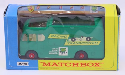 Lot 1320 - Matchbox Kingsize No.5 Racing Car Transporter...