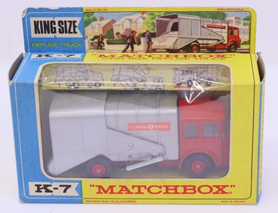 Lot 1321 - Matchbox Kingsize No.7 Refuse Truck in red...