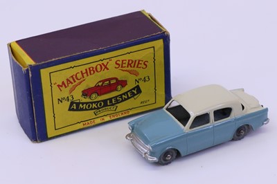 Lot 1292 - Matchbox Moko Lesney No.43 Hillman Minx in...