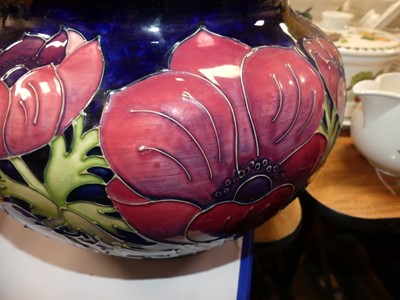 Lot 15 - A Moorcroft pottery 'Rose and Bud' pattern...