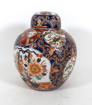 Lot 18 - A reproduction Chinese porcelain ginger jar,...