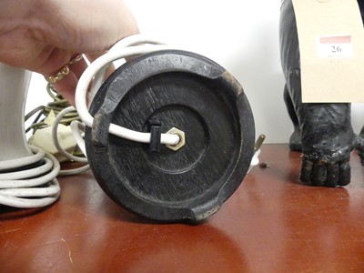 Lot 25 - A collection of table lamps, to include a...