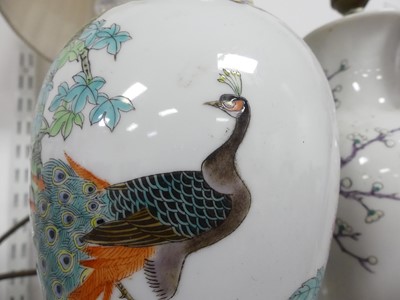 Lot 25 - A collection of table lamps, to include a...