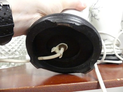 Lot 25 - A collection of table lamps, to include a...