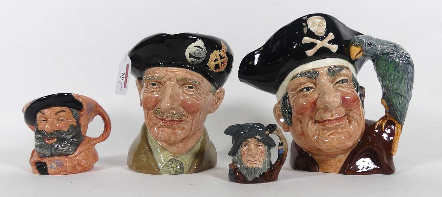 Lot 36 - A group of four Royal Doulton character jugs,...