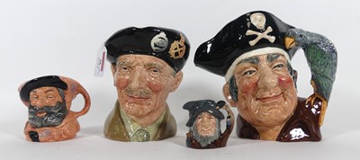 Lot 36 - A group of four Royal Doulton character jugs,...