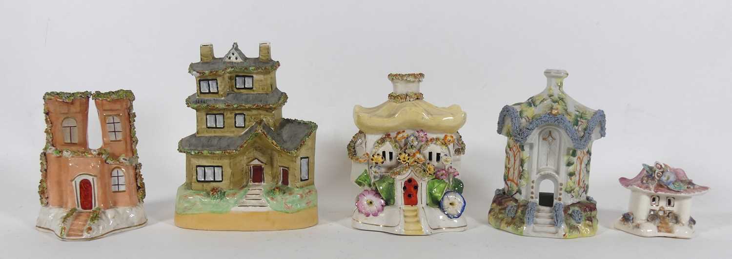 Lot 39 - A collection of 19th century Staffordshire...