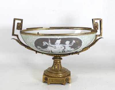 Lot 107 - A 19th century gilt metal mounted...