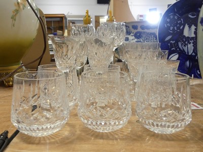 Lot 113 - A part suite of Waterford 'Lismore' pattern...