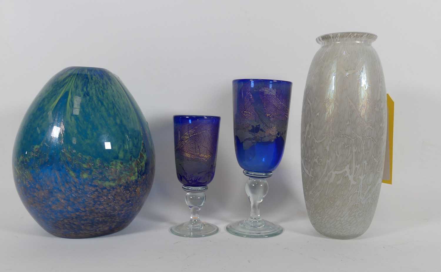 Lot 50 - A collection of studio glass, to include a...