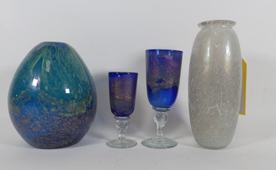 Lot 50 - A collection of studio glass, to include a...