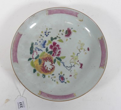 Lot 57 - An 18th century Chinese famille rose porcelain...