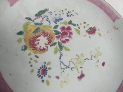 Lot 57 - An 18th century Chinese famille rose porcelain...