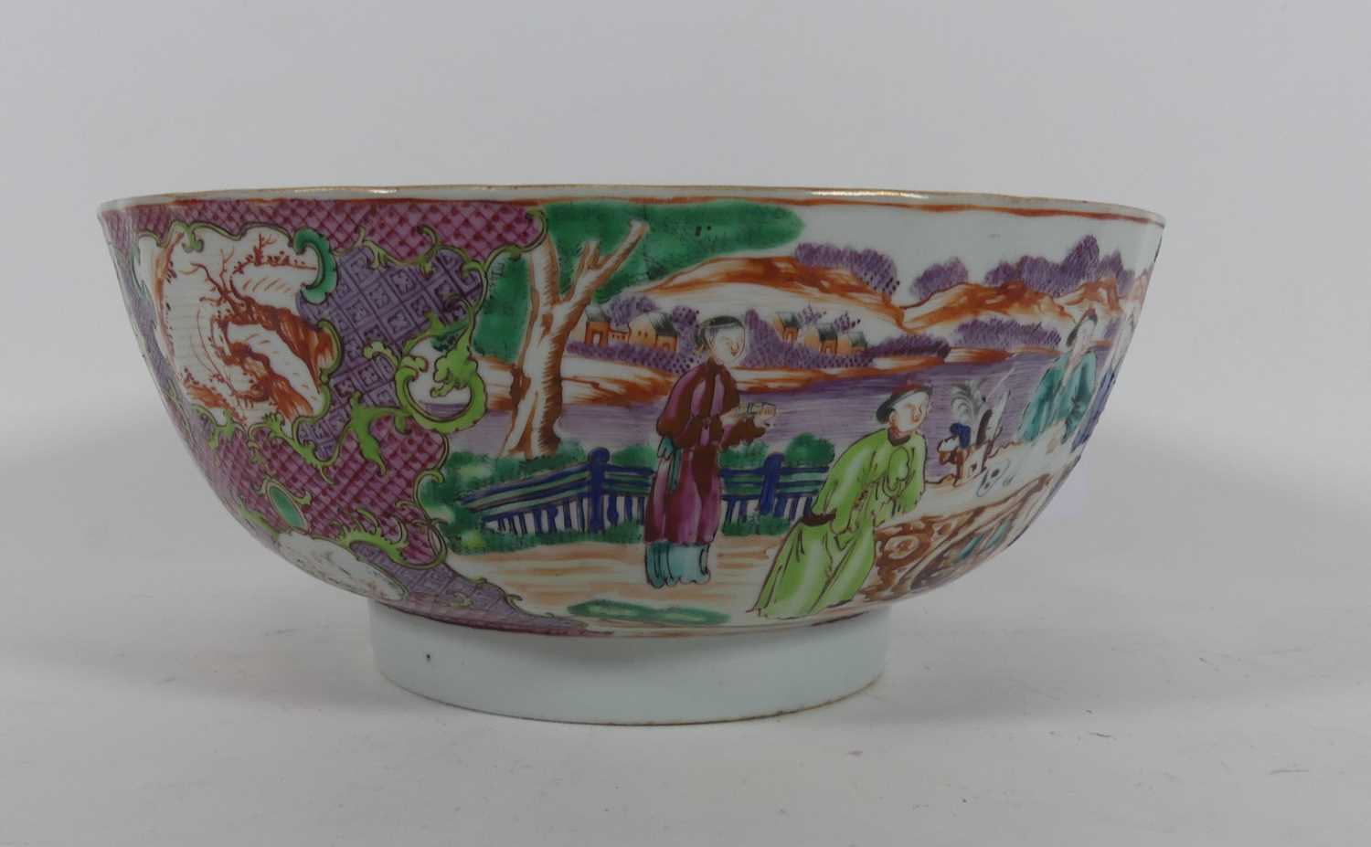 Lot 63 - A Chinese porcelain famille rose bowl, the...