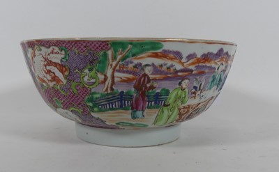 Lot 63 - A Chinese porcelain famille rose bowl, the...