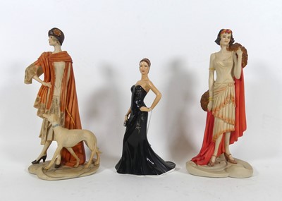 Lot 66 - Two Coalport Roaring Twenties composite...