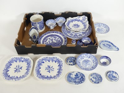 Lot 83 - A collection of blue & white transfer...