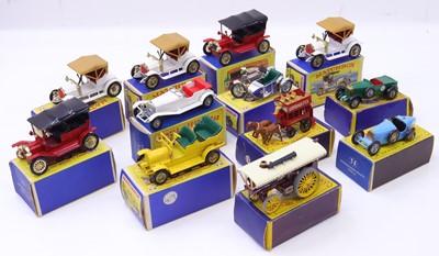 Lot 1352 - Matchbox Models Of Yesteryear group of 12 late...