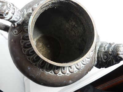 Lot 89 - A Bedouin copper water vessel, having a...