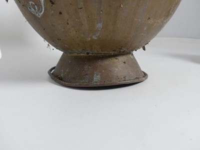Lot 89 - A Bedouin copper water vessel, having a...