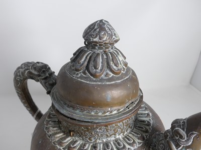 Lot 89 - A Bedouin copper water vessel, having a...