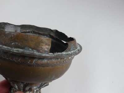 Lot 89 - A Bedouin copper water vessel, having a...
