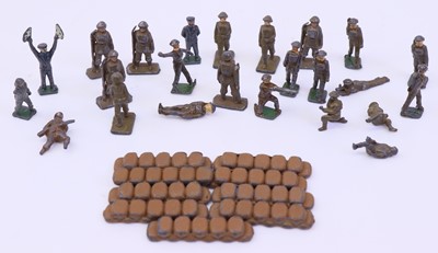 Lot 1190 - Dinky Toys small collection of painted figures...
