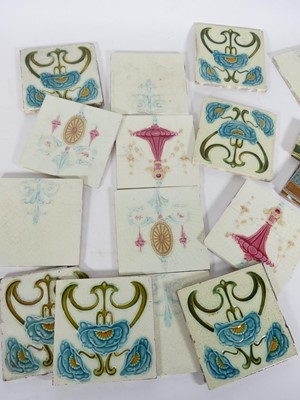 Lot 92 - A collection of Victorian and later fireplace...