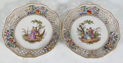 Lot 128 - A pair of early 20th century continental...