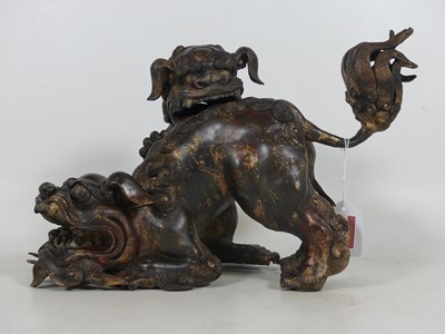 Lot 148 - A pair of contemporary bronzed alloy model of...