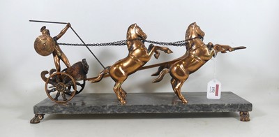 Lot 152 - A contemporary copper model of a Roman soldier...