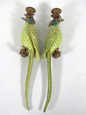 Lot 153 - A pair of contemporary continental porcelain...