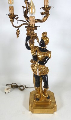 Lot 156 - A contemporary table lamp in the form of a...