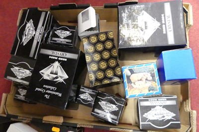 Lot 186 - A collection of crystal models to include the...